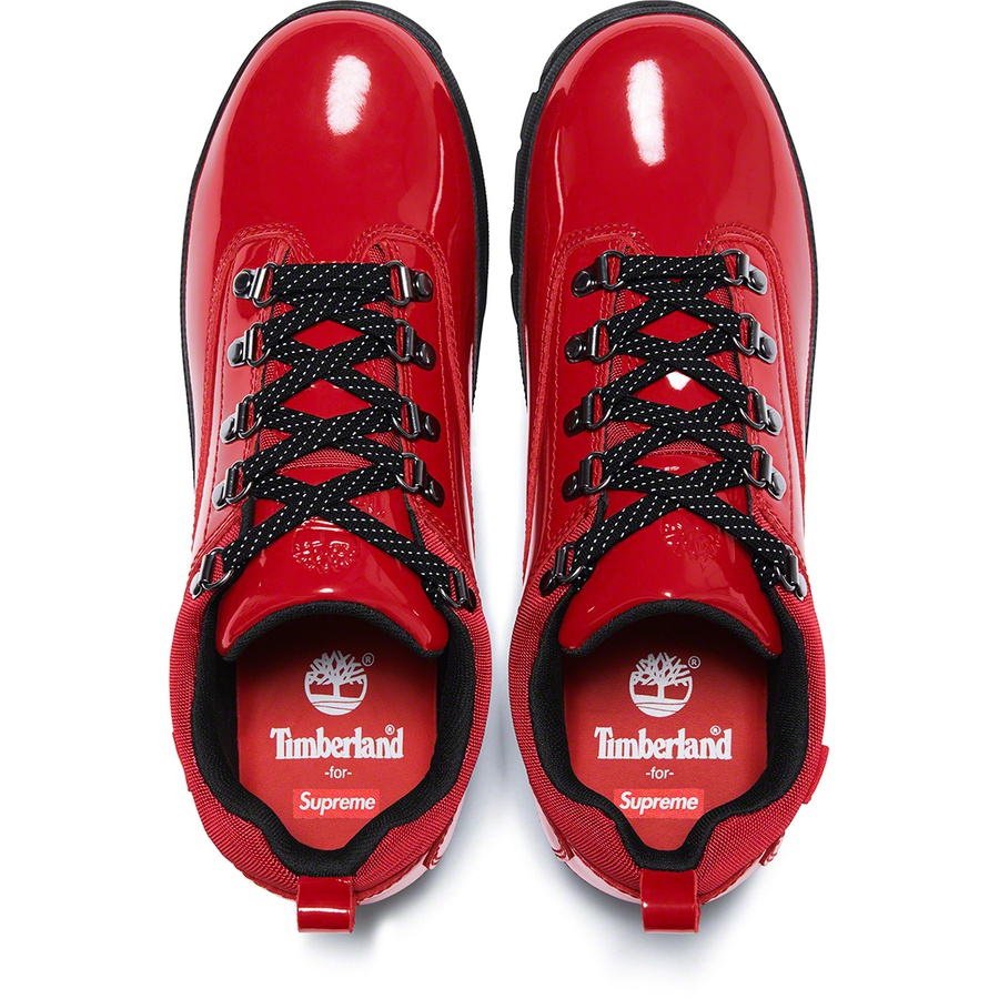 Supreme x Timberland Patent Leather Euro Hiker Low 'Red' TB0A2DJK