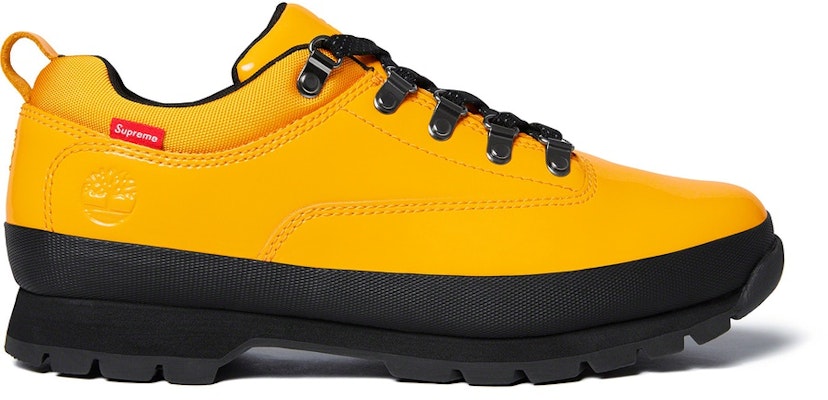 Supreme x Timberland Kulit Patent Euro Hiker Low 'Kuning' Buy Supreme x Timberland Kulit Patent Euro Hiker Low 'Kuning'