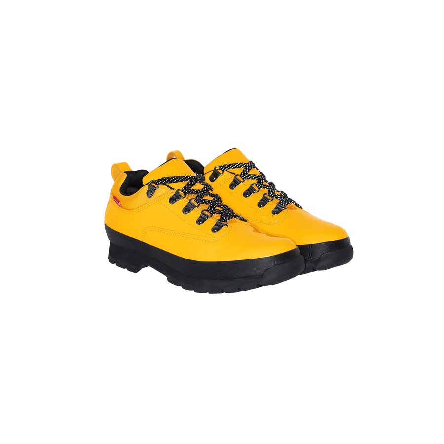 Supreme x Timberland Patent Leather Euro Hiker Low 'Yellow