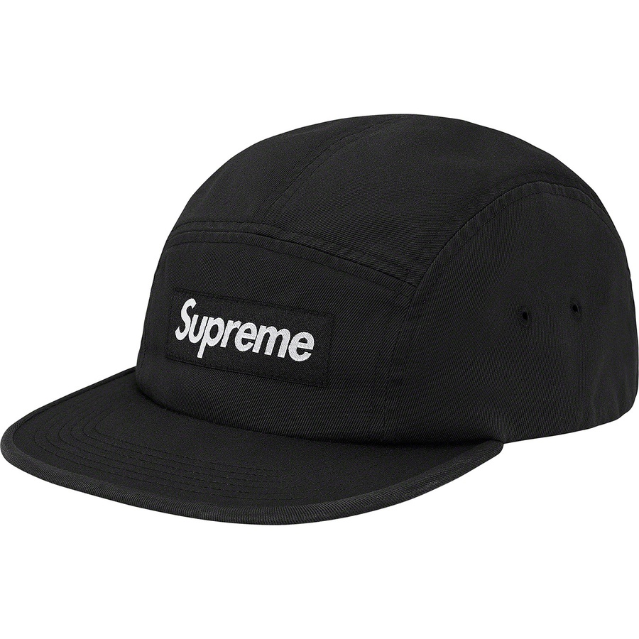 Supreme Washed Chino Twill Camp Cap SS20 Black Novelship