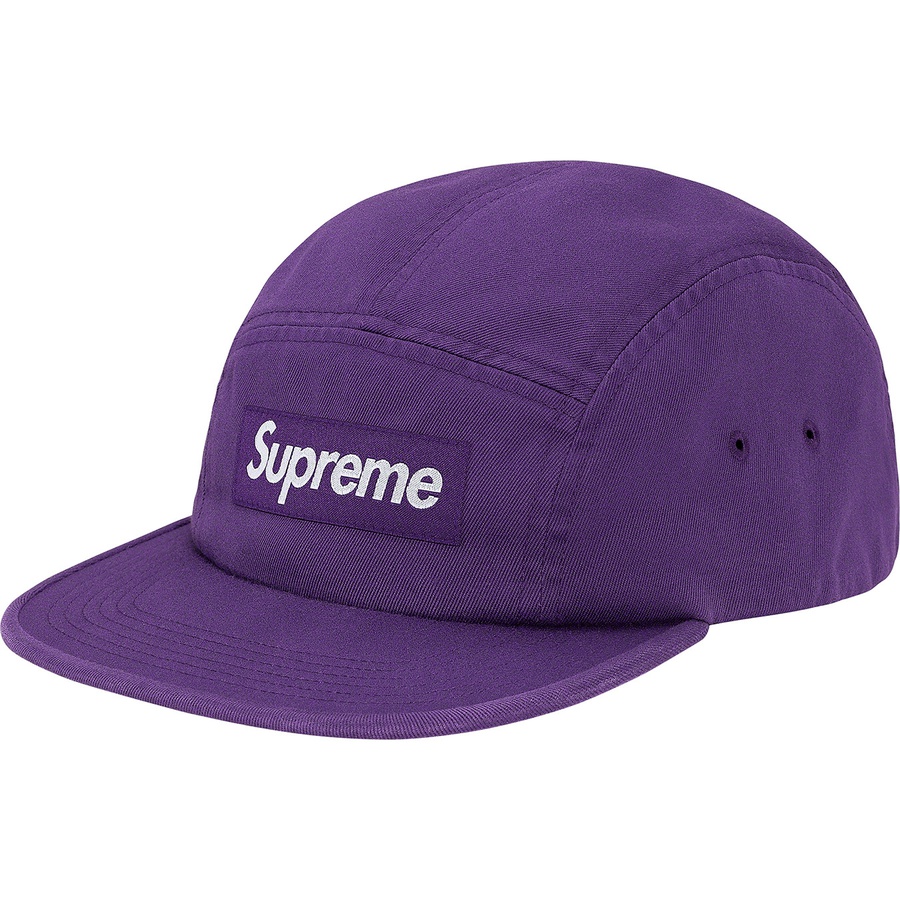 Supreme Washed Chino Twill Camp Cap (SS20) Purple