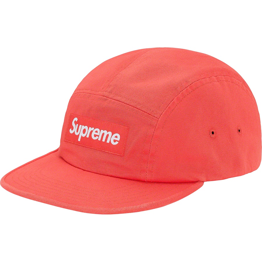 Supreme Washed Chino Twill Camp Cap (SS20) Peach - Novelship