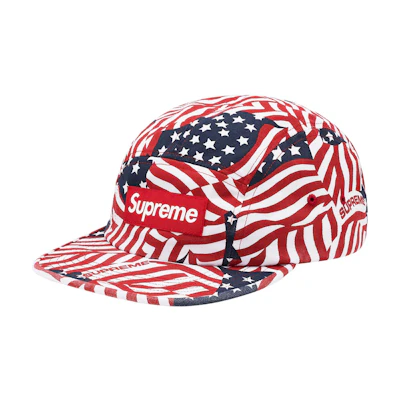 Supreme Washed Chino Twill Camp Cap (SS20) Flags