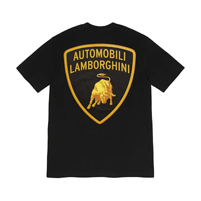 Supreme Automobili Lamborghini Tee Black