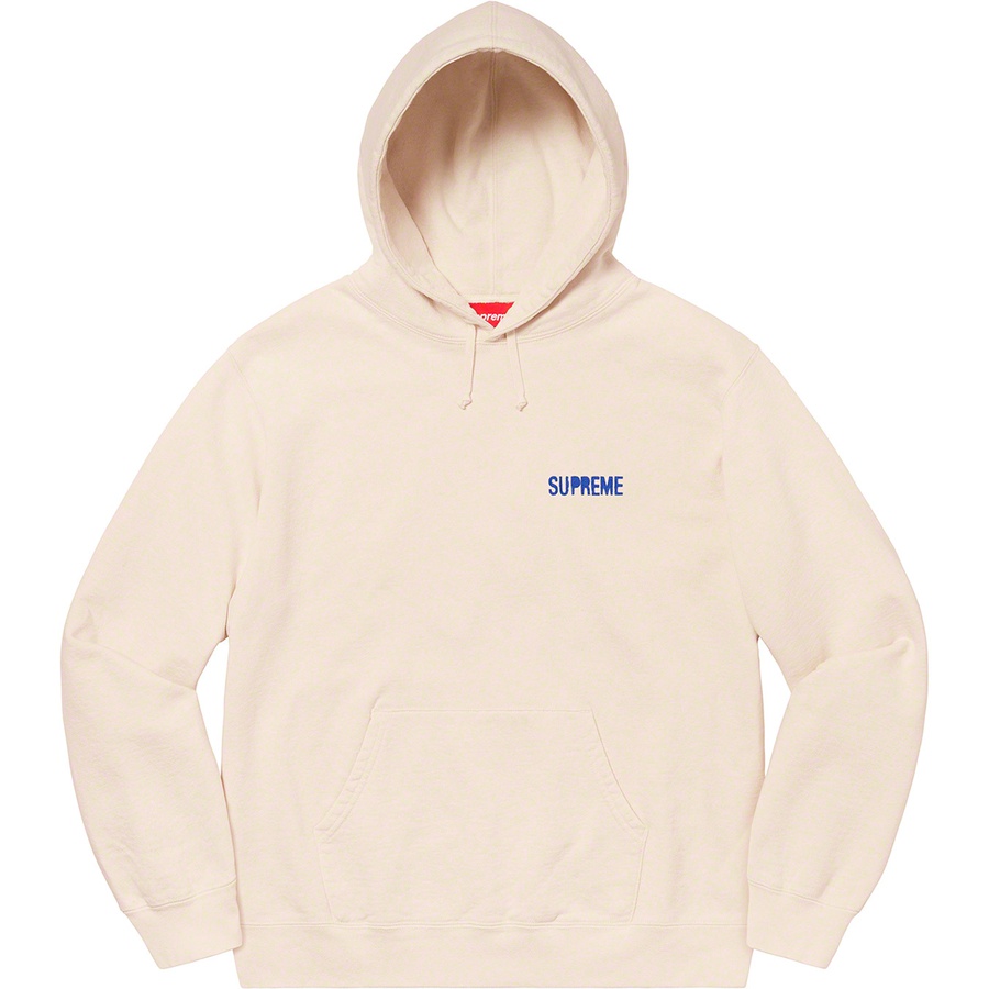 Supreme Restless Youth Hooded Sweatshirt Natural - Novelship