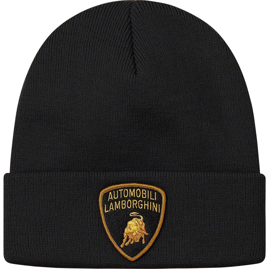 supreme-automobili-lamborghini-beanie-black
