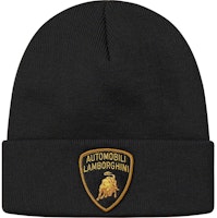 Supreme Automobili Lamborghini Beanie Black Supreme Automobili Lamborghini Beanie Black