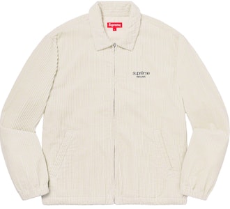 Supreme宽坑条灯芯绒哈灵顿夹克 自然色 Buy Supreme宽坑条灯芯绒哈灵顿夹克 自然色