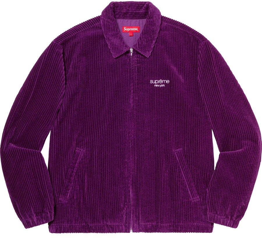 supreme-wide-wale-corduroy-harrington-jacket-purple