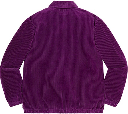 Supreme Jaket Harrington Wide Wale Corduroy Ungu Order Supreme Jaket Harrington Wide Wale Corduroy Ungu