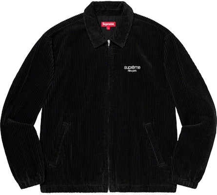 Jaket Harrington Corduroy Tebal Hitam Supreme Buy Jaket Harrington Corduroy Tebal Hitam Supreme