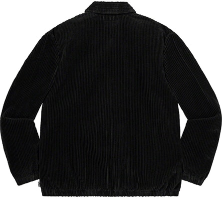 Jaket Harrington Corduroy Tebal Hitam Supreme Order Jaket Harrington Corduroy Tebal Hitam Supreme