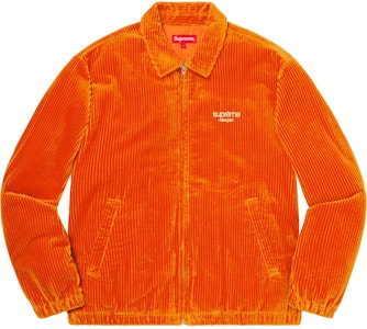 Supreme宽条灯芯绒哈灵顿夹克橙色 Buy Supreme宽条灯芯绒哈灵顿夹克橙色
