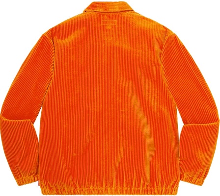 Supreme Wide Wale Corduroy Harrington Jacket Orange Jaket Lelaki Corduroy. Order Supreme Wide Wale Corduroy Harrington Jacket Orange Jaket Lelaki Corduroy.