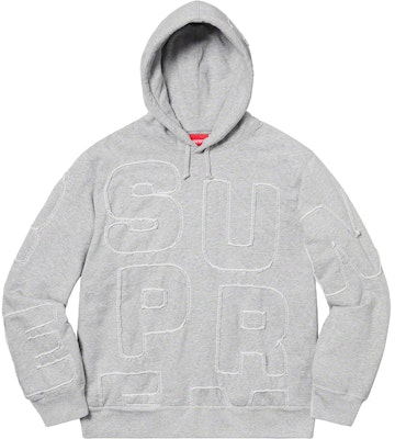 슈프림 컷아웃 레터 후디 (헤더 그레이)
Buy 슈프림 컷아웃 레터 후디 (헤더 그레이)