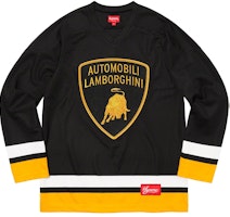 Supreme Automobili Lamborghini Hockey Jersey Black Supreme Automobili Lamborghini Hockey Jersey Black