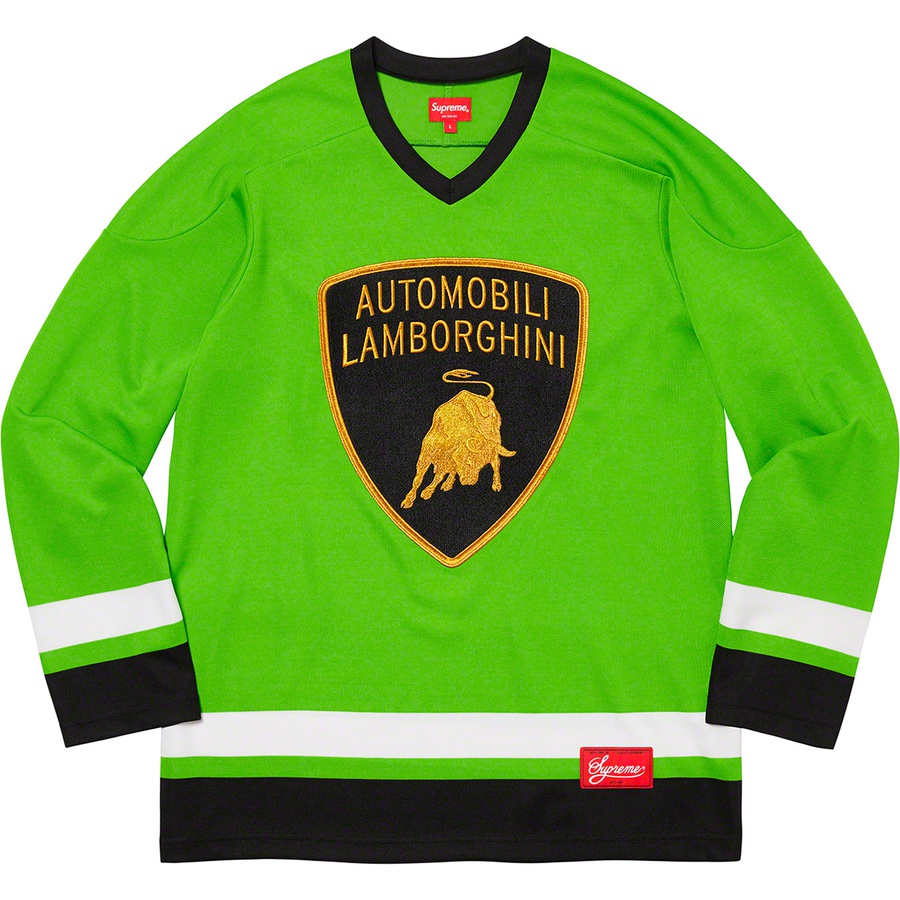 supreme Lamborghini Hockey Jersey | hartwellspremium.com