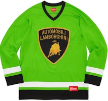 Supreme Automobili Lamborghini Hockey Jersey Lime Supreme Automobili Lamborghini Hockey Jersey Lime