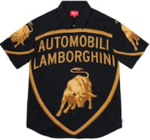 Supreme Automobili Lamborghini S/S Shirt Black Supreme Automobili Lamborghini S/S Shirt Black