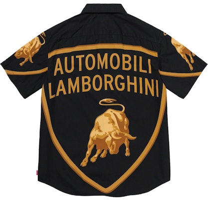 Supreme Automobili Lamborghini S/S Shirt Black Order Supreme Automobili Lamborghini S/S Shirt Black