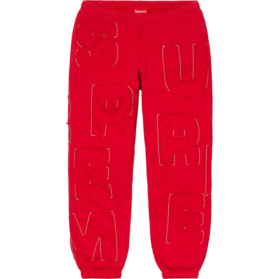 Supreme discount sweatpants red