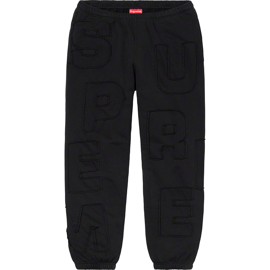 Supreme cutout sale letters sweatpants