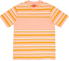 Supreme Blocked Stripe S/S Top Peach