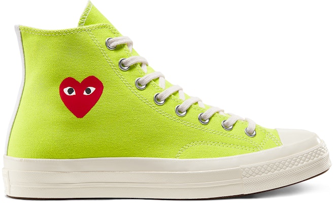 Comme des Garçons PLAY x Converse Chuck Taylor All-Star '70 High 'Bright Green' 168299C Buy Comme des Garçons PLAY x Converse Chuck Taylor All-Star '70 High 'Bright Green' 168299C