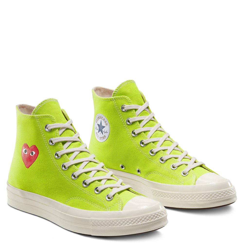 Comme de shop garcons converse green