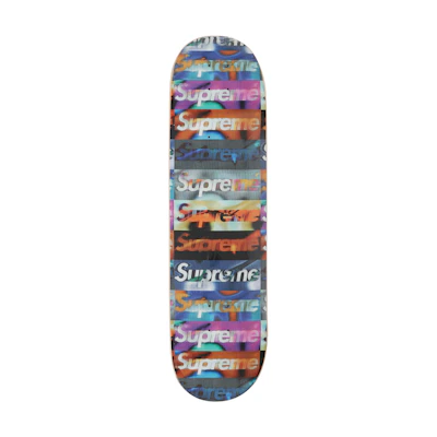 Supreme Distorted Logo Deck Black