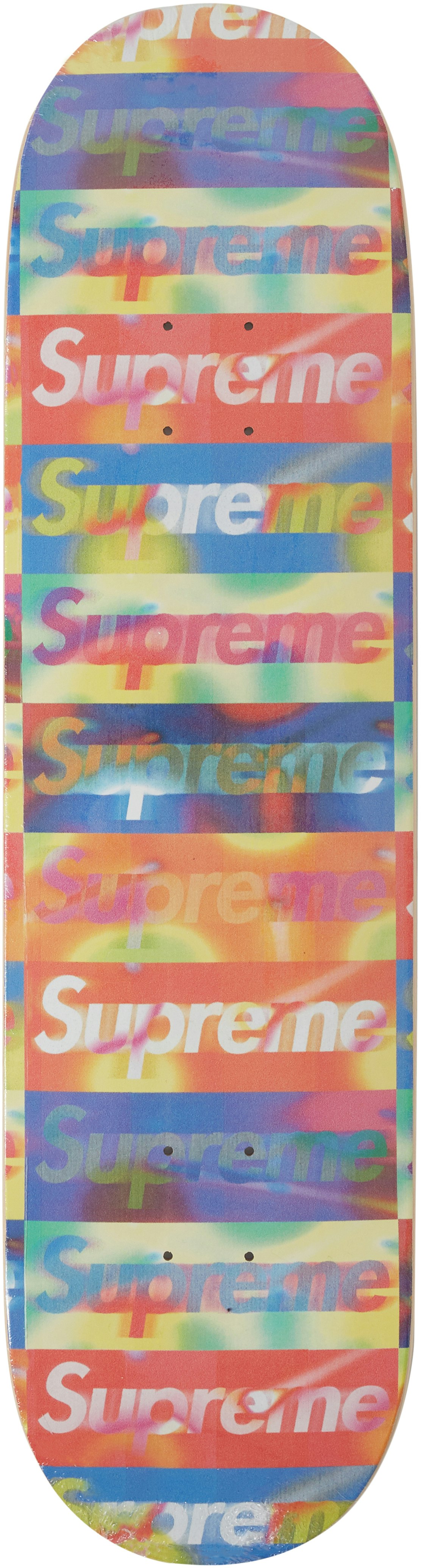 supreme-distorted-logo-skateboard-deck-yellow