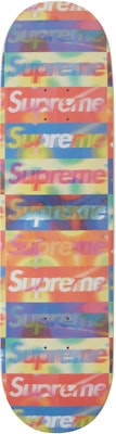 Supreme Tabla de Skate Logo Distorsionado Amarillo Buy Supreme Tabla de Skate Logo Distorsionado Amarillo