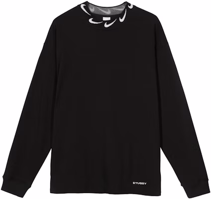 Nike x Stüssy NRG BR LS Knit Top Black Buy Nike x Stüssy NRG BR LS Knit Top Black