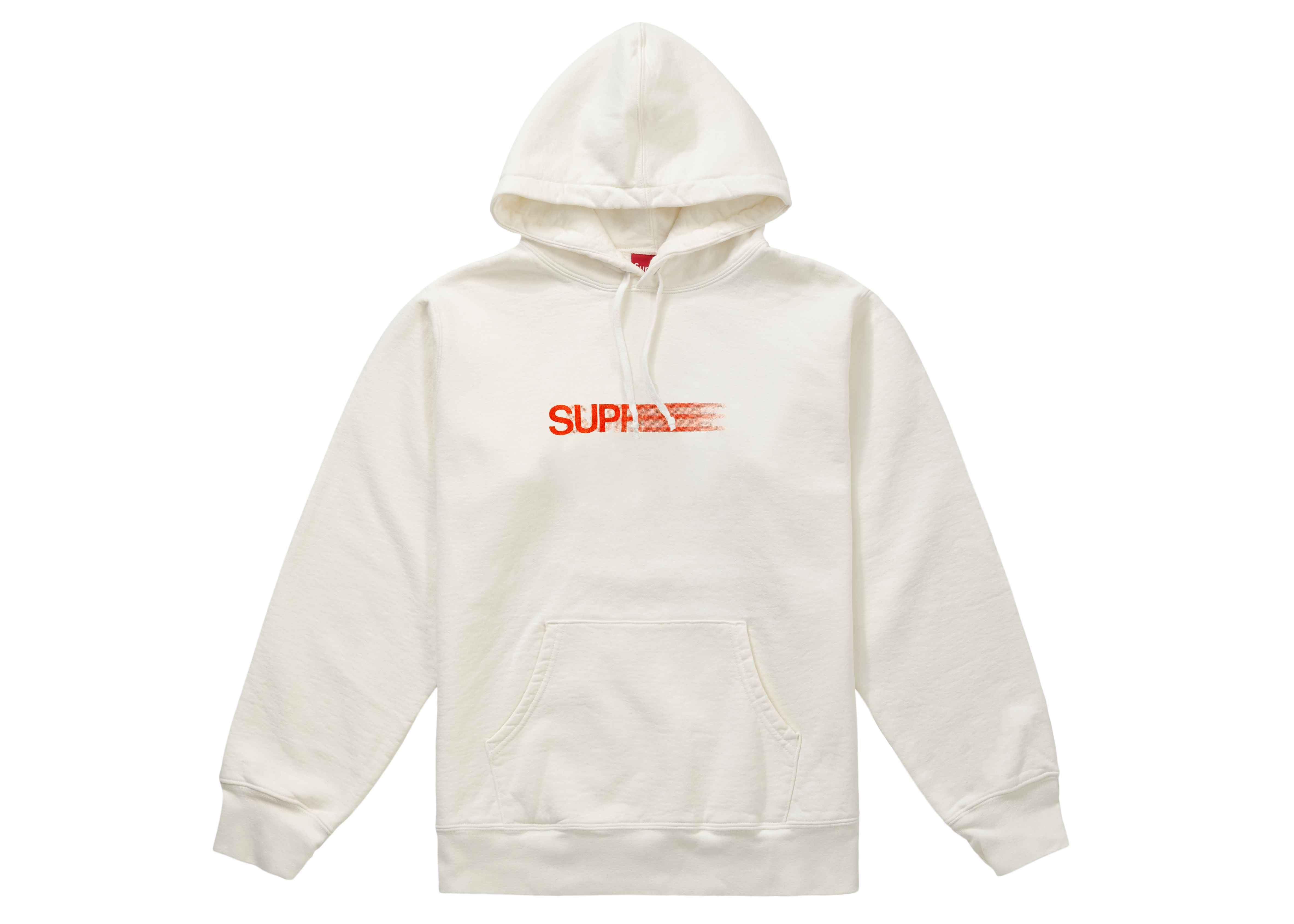 Supreme Motion Logo Hooded Sweatshirt White - Novelship