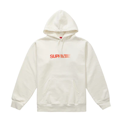 Supreme Motion Logo Hoodie White