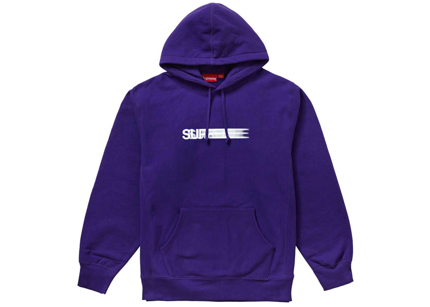 Supreme Motion Logo Hooded Sweatshirt Purple - Novelship