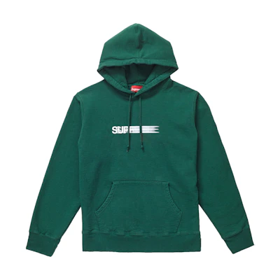 Supreme Motion Logo Hooded Sweatshirt Light Pine