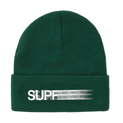 Supreme Motion Logo Beanie Green