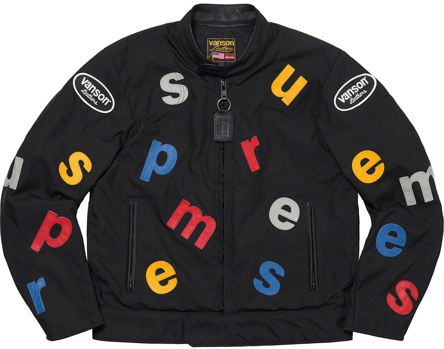 supreme-vanson-leathers-letters-cordura-jacket-black