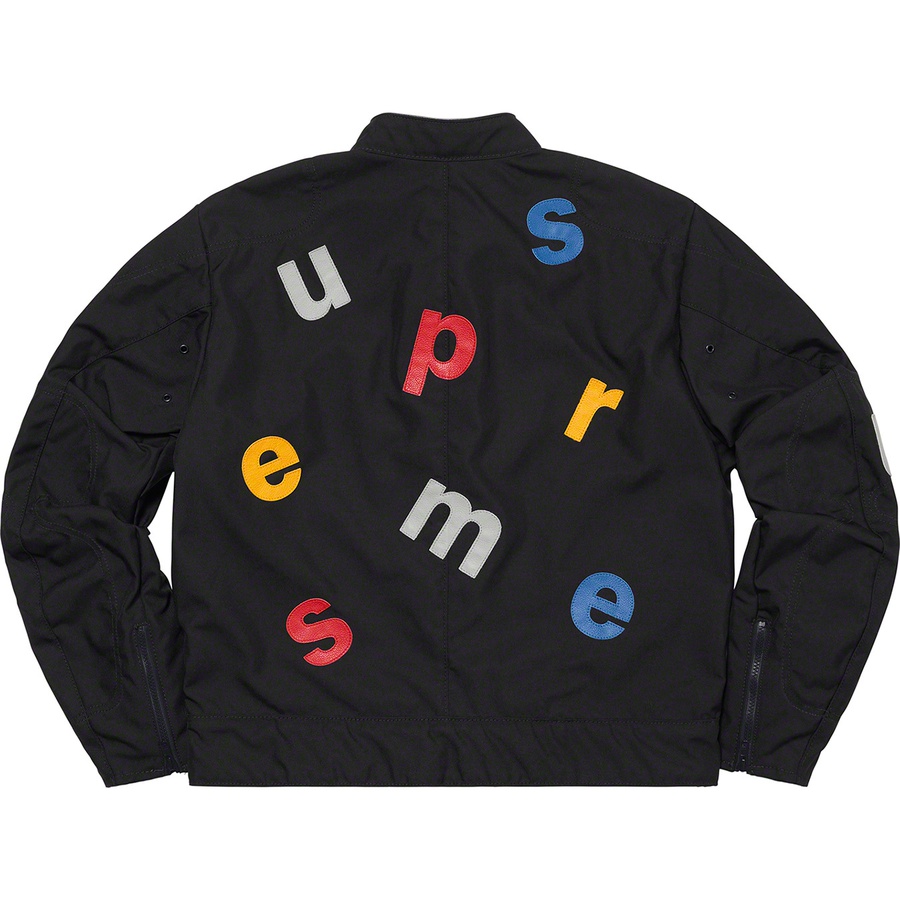 Supreme Vanson Leathers Letters Cordura Jacket Black - Novelship