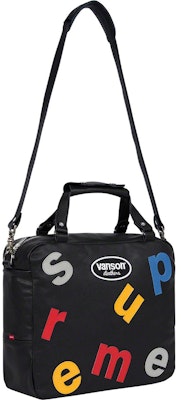 Supreme Vanson Leathers Letters Bag Black Order Supreme Vanson Leathers Letters Bag Black