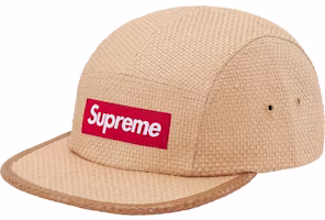 Supreme Raffia Camp Cap Tan Supreme Raffia Camp Cap Tan