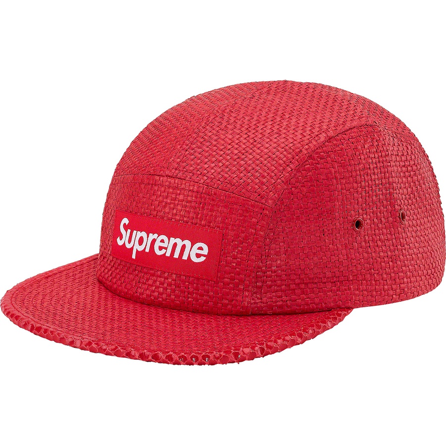 Supreme Raffia Camp Cap Red - Novelship