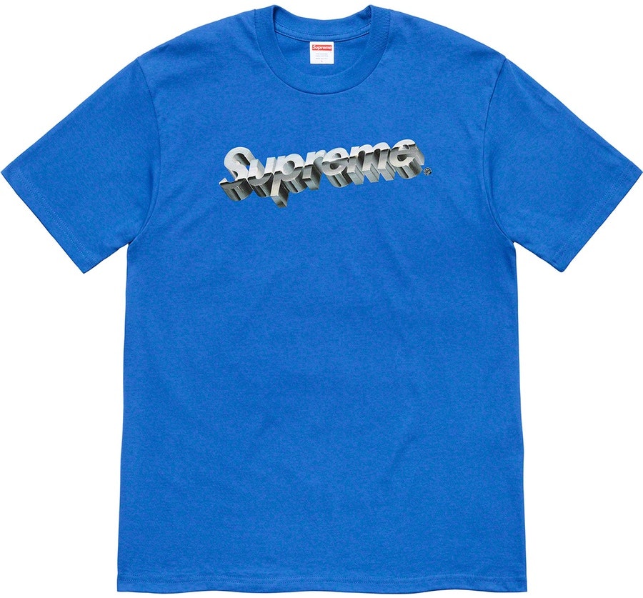 supreme-chrome-logo-tee-royal