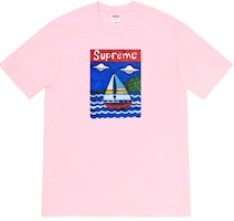 Supreme Sailboat Tee Light Pink