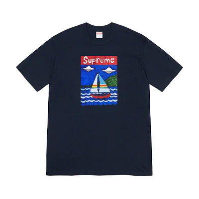 Supreme Sailboat Tee Navy
