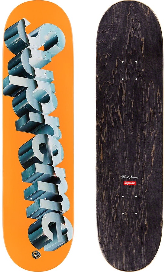 supreme-chrome-logo-skateboard-deck-orange