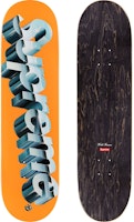 Supreme Chrome Logo Skateboard Deck Orange Supreme Chrome Logo Skateboard Deck Orange