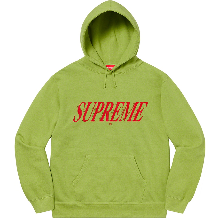 Lime green deals supreme hoodie