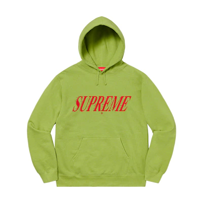 Supreme Crossover Hooded Sweatshirt Lime